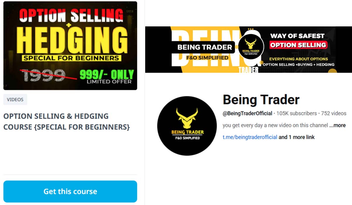 OPTION SELLING & HEDGING COURSE (SPECIAL FOR BEGINNERS)