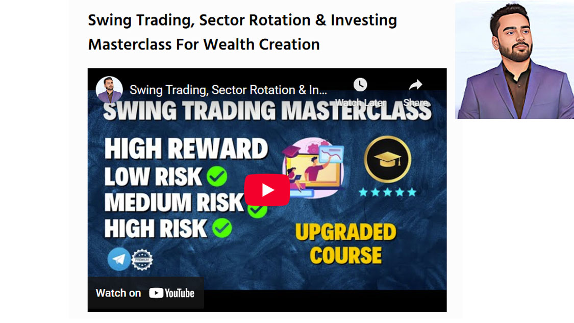 Swing Trading, Sector Rotation & Investing Masterclass For Wealth Creation